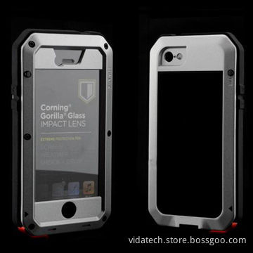 Aluminum Authentic Life-proof/Waterproof Screen Case for iPhone 5